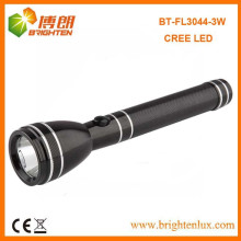 Factory Supply 2AA Nicd Battery 180lumen Aluminium Emergency Pocket Small Mini Cree XPE 3W LED Bright Light Torch Rechargeable